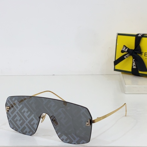 Cheap Fendi AAA Quality Sunglasses #1235252 Replica Wholesale [$45.00 USD] [ITEM#1235252] on Replica Fendi AAA Quality Sunglasses