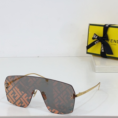 Cheap Fendi AAA Quality Sunglasses #1235253 Replica Wholesale [$45.00 USD] [ITEM#1235253] on Replica Fendi AAA Quality Sunglasses