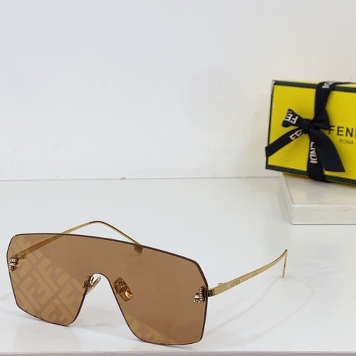 Cheap Fendi AAA Quality Sunglasses #1235254 Replica Wholesale [$45.00 USD] [ITEM#1235254] on Replica Fendi AAA Quality Sunglasses