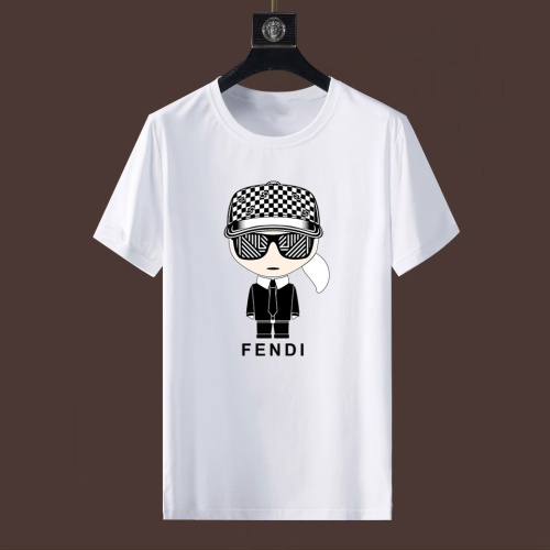 Cheap Fendi T-Shirts Short Sleeved For Unisex #1235278 Replica Wholesale [$25.00 USD] [ITEM#1235278] on Replica Fendi T-Shirts