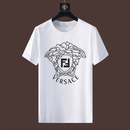 Cheap Versace T-Shirts Short Sleeved For Unisex #1235280 Replica Wholesale [$25.00 USD] [ITEM#1235280] on Replica Versace T-Shirts