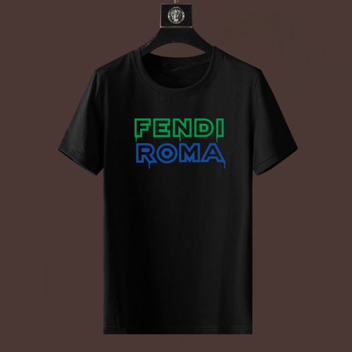 Cheap Fendi T-Shirts Short Sleeved For Unisex #1235291 Replica Wholesale [$25.00 USD] [ITEM#1235291] on Replica Fendi T-Shirts