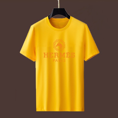 Cheap Hermes T-Shirts Short Sleeved For Unisex #1235302 Replica Wholesale [$25.00 USD] [ITEM#1235302] on Replica Hermes T-Shirts