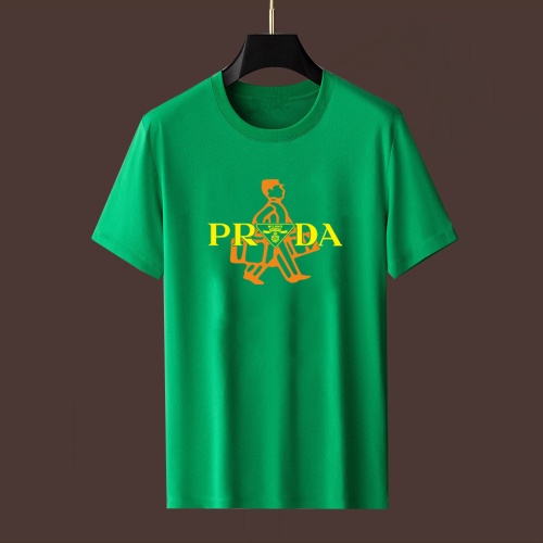 Cheap Prada T-Shirts Short Sleeved For Unisex #1235308 Replica Wholesale [$25.00 USD] [ITEM#1235308] on Replica Prada T-Shirts