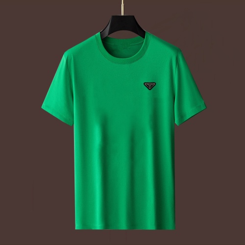 Cheap Prada T-Shirts Short Sleeved For Unisex #1235335 Replica Wholesale [$25.00 USD] [ITEM#1235335] on Replica Prada T-Shirts