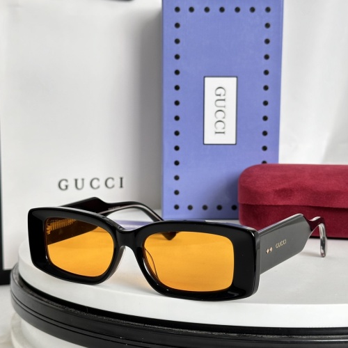 Cheap Gucci AAA Quality Sunglasses #1235345 Replica Wholesale [$48.00 USD] [ITEM#1235345] on Replica Gucci AAA Quality Sunglasses