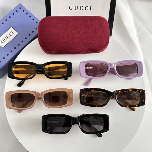 Cheap Gucci AAA Quality Sunglasses #1235345 Replica Wholesale [$48.00 USD] [ITEM#1235345] on Replica Gucci AAA Quality Sunglasses