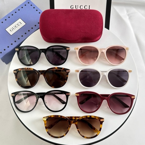 Cheap Gucci AAA Quality Sunglasses #1235355 Replica Wholesale [$52.00 USD] [ITEM#1235355] on Replica Gucci AAA Quality Sunglasses