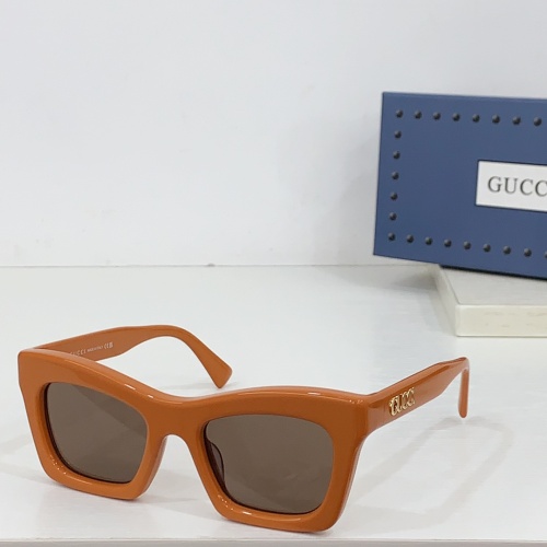 Cheap Gucci AAA Quality Sunglasses #1235361 Replica Wholesale [$60.00 USD] [ITEM#1235361] on Replica Gucci AAA Quality Sunglasses