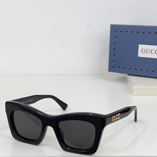 Cheap Gucci AAA Quality Sunglasses #1235365 Replica Wholesale [$60.00 USD] [ITEM#1235365] on Replica Gucci AAA Quality Sunglasses