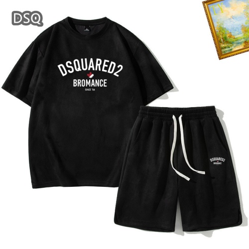 Cheap Dsquared Tracksuits Short Sleeved For Men #1235369 Replica Wholesale [$48.00 USD] [ITEM#1235369] on Replica Dsquared Tracksuits