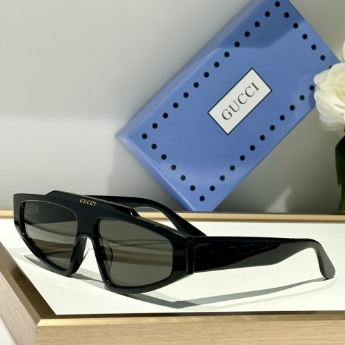 Cheap Gucci AAA Quality Sunglasses #1235377 Replica Wholesale [$60.00 USD] [ITEM#1235377] on Replica Gucci AAA Quality Sunglasses