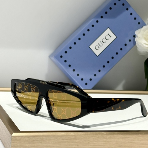 Cheap Gucci AAA Quality Sunglasses #1235380 Replica Wholesale [$60.00 USD] [ITEM#1235380] on Replica Gucci AAA Quality Sunglasses