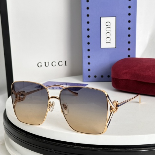 Cheap Gucci AAA Quality Sunglasses #1235387 Replica Wholesale [$64.00 USD] [ITEM#1235387] on Replica Gucci AAA Quality Sunglasses