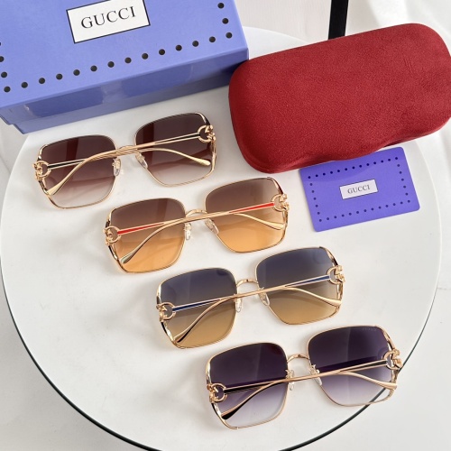 Cheap Gucci AAA Quality Sunglasses #1235387 Replica Wholesale [$64.00 USD] [ITEM#1235387] on Replica Gucci AAA Quality Sunglasses