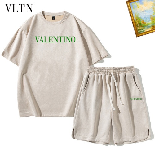 Cheap Valentino Tracksuits Short Sleeved For Men #1235416 Replica Wholesale [$48.00 USD] [ITEM#1235416] on Replica Valentino Tracksuits