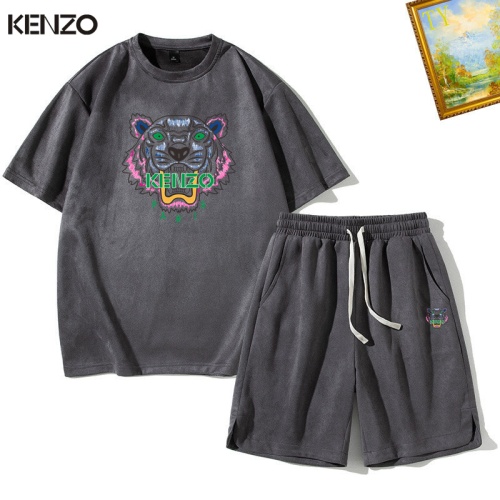 Cheap Kenzo Tracksuits Short Sleeved For Men #1235467 Replica Wholesale [$48.00 USD] [ITEM#1235467] on Replica Kenzo Tracksuits