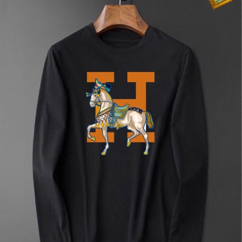 Cheap Hermes T-Shirts Long Sleeved For Unisex #1235501 Replica Wholesale [$34.00 USD] [ITEM#1235501] on Replica Hermes T-Shirts