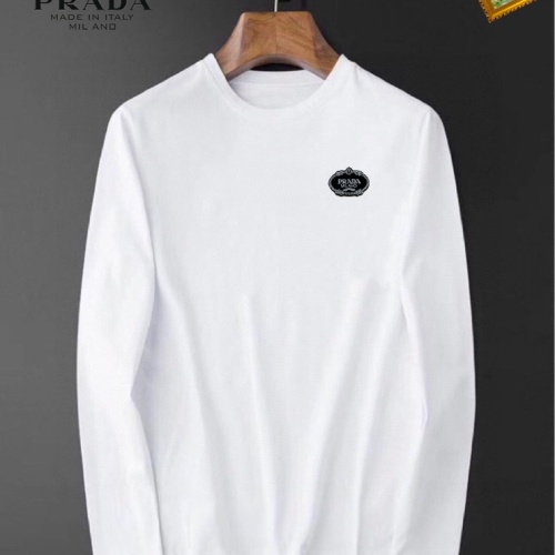 Cheap Prada T-Shirts Long Sleeved For Unisex #1235504 Replica Wholesale [$34.00 USD] [ITEM#1235504] on Replica Prada T-Shirts