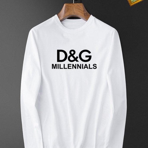 Cheap Dolce &amp; Gabbana D&amp;G T-Shirts Long Sleeved For Unisex #1235508 Replica Wholesale [$34.00 USD] [ITEM#1235508] on Replica Dolce &amp; Gabbana D&amp;G T-Shirts