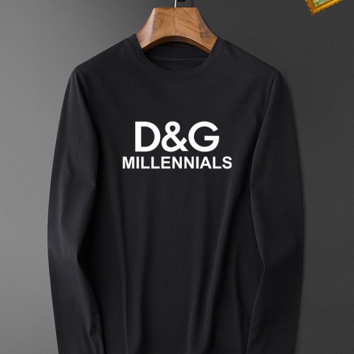 Cheap Dolce &amp; Gabbana D&amp;G T-Shirts Long Sleeved For Unisex #1235509 Replica Wholesale [$34.00 USD] [ITEM#1235509] on Replica Dolce &amp; Gabbana D&amp;G T-Shirts