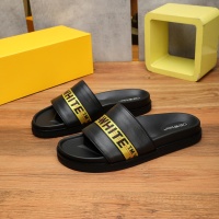 Cheap Off-White Slippers For Men #1225621 Replica Wholesale [$56.00 USD] [ITEM#1225621] on Replica Off-White Slippers