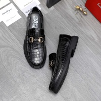 Cheap Salvatore Ferragamo Leather Shoes For Men #1226276 Replica Wholesale [$88.00 USD] [ITEM#1226276] on Replica Salvatore Ferragamo Leather Shoes