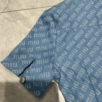 Cheap MIU MIU Dresses Short Sleeved For Women #1228706 Replica Wholesale [$98.00 USD] [ITEM#1228706] on Replica MIU MIU Dresses