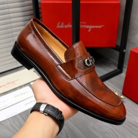 Cheap Salvatore Ferragamo Leather Shoes For Men #1230848 Replica Wholesale [$82.00 USD] [ITEM#1230848] on Replica Salvatore Ferragamo Leather Shoes