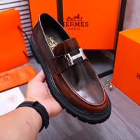 Cheap Hermes Leather Shoes For Men #1231224 Replica Wholesale [$118.00 USD] [ITEM#1231224] on Replica Hermes Leather Shoes