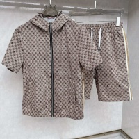 Gucci Tracksuits Short Sleeved For Men #1231242