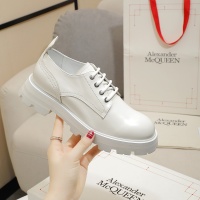 Cheap Alexander McQueen Leather Shoes For Women #1231769 Replica Wholesale [$105.00 USD] [ITEM#1231769] on Replica Alexander McQueen Leather Shoes