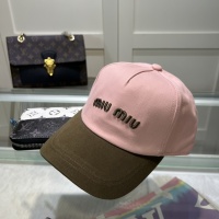 Cheap MIU MIU Caps #1233724 Replica Wholesale [$25.00 USD] [ITEM#1233724] on Replica MIU MIU Caps