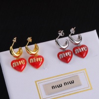 Cheap MIU MIU Earrings For Women #1234112 Replica Wholesale [$27.00 USD] [ITEM#1234112] on Replica MIU MIU Earrings