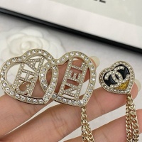 Cheap Chanel Brooches For Women #1234796 Replica Wholesale [$40.00 USD] [ITEM#1234796] on Replica Chanel Brooches