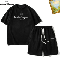 Salvatore Ferragamo Tracksuits Short Sleeved For Men #1235406