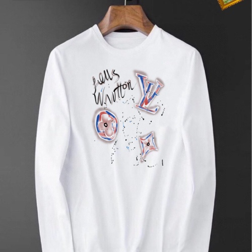 Cheap Louis Vuitton LV T-Shirts Long Sleeved For Unisex #1235552 Replica Wholesale [$34.00 USD] [ITEM#1235552] on Replica Louis Vuitton LV T-Shirts