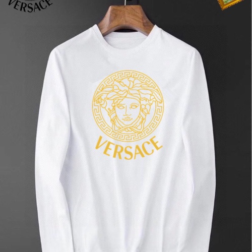 Cheap Versace T-Shirts Long Sleeved For Unisex #1235609 Replica Wholesale [$34.00 USD] [ITEM#1235609] on Replica Versace T-Shirts