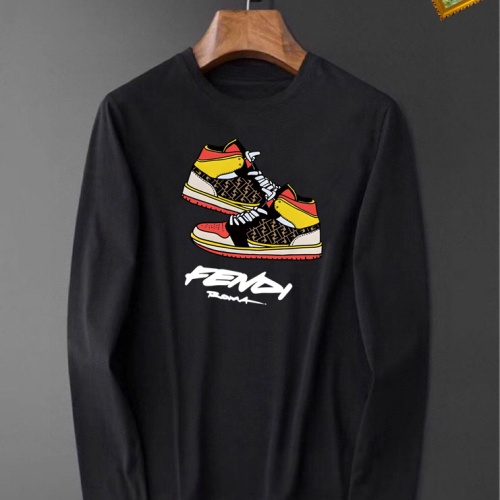 Cheap Fendi T-Shirts Long Sleeved For Unisex #1235629 Replica Wholesale [$34.00 USD] [ITEM#1235629] on Replica Fendi T-Shirts