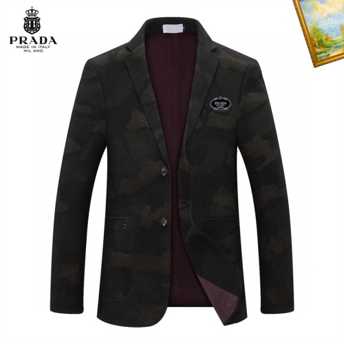 Cheap Prada Jackets Long Sleeved For Men #1235672 Replica Wholesale [$68.00 USD] [ITEM#1235672] on Replica Prada Jackets