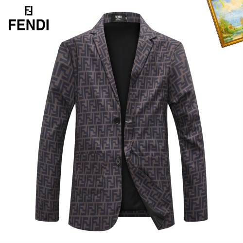 Cheap Fendi Jackets Long Sleeved For Men #1235675 Replica Wholesale [$68.00 USD] [ITEM#1235675] on Replica Fendi Jackets