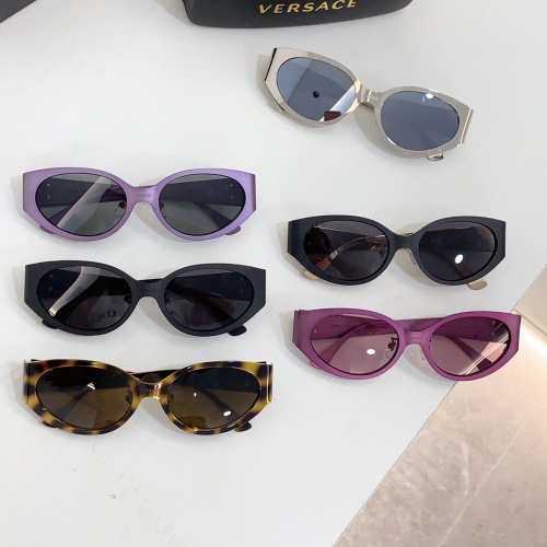 Cheap Versace AAA Quality Sunglasses #1235777 Replica Wholesale [$60.00 USD] [ITEM#1235777] on Replica Versace AAA Quality Sunglasses