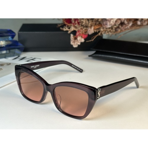 Cheap Yves Saint Laurent YSL AAA Quality Sunglasses #1235848 Replica Wholesale [$52.00 USD] [ITEM#1235848] on Replica Yves Saint Laurent YSL AAA Quality Sunglasses