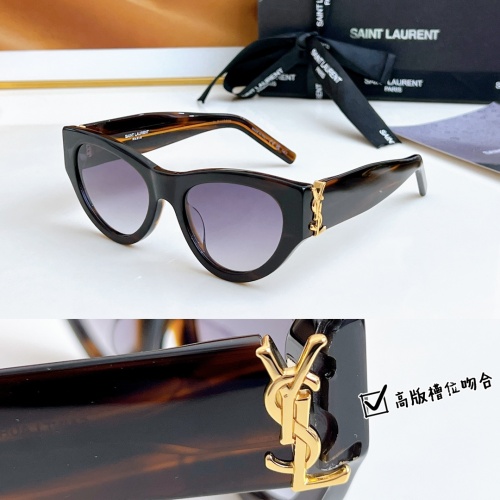 Cheap Yves Saint Laurent YSL AAA Quality Sunglasses #1235860 Replica Wholesale [$60.00 USD] [ITEM#1235860] on Replica Yves Saint Laurent YSL AAA Quality Sunglasses