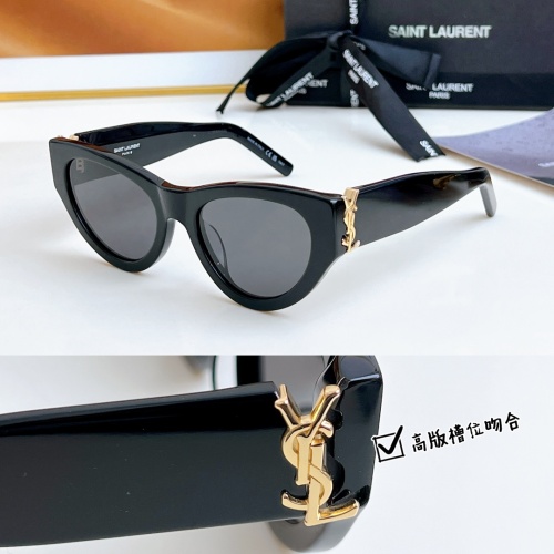 Cheap Yves Saint Laurent YSL AAA Quality Sunglasses #1235862 Replica Wholesale [$60.00 USD] [ITEM#1235862] on Replica Yves Saint Laurent YSL AAA Quality Sunglasses