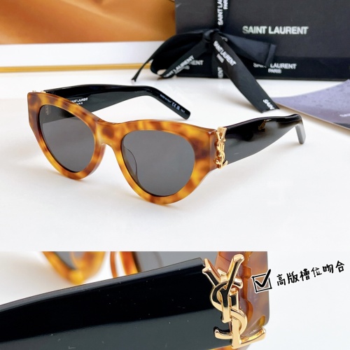 Cheap Yves Saint Laurent YSL AAA Quality Sunglasses #1235864 Replica Wholesale [$60.00 USD] [ITEM#1235864] on Replica Yves Saint Laurent YSL AAA Quality Sunglasses