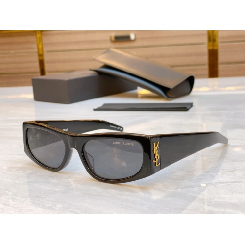 Cheap Yves Saint Laurent YSL AAA Quality Sunglasses #1235865 Replica Wholesale [$60.00 USD] [ITEM#1235865] on Replica Yves Saint Laurent YSL AAA Quality Sunglasses