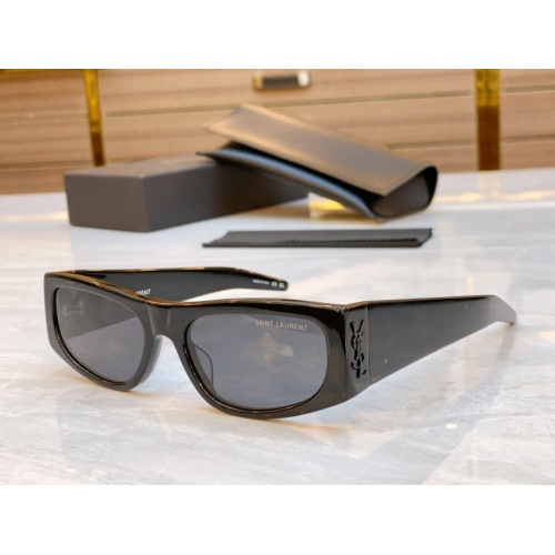 Cheap Yves Saint Laurent YSL AAA Quality Sunglasses #1235866 Replica Wholesale [$60.00 USD] [ITEM#1235866] on Replica Yves Saint Laurent YSL AAA Quality Sunglasses