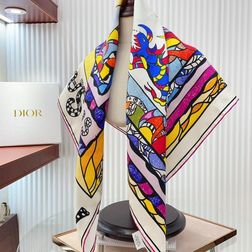 Cheap Christian Dior Silk Squares For Women #1236049 Replica Wholesale [$52.00 USD] [ITEM#1236049] on Replica Christian Dior Scarf