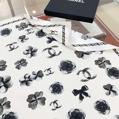 Cheap Chanel Silk Square #1236070 Replica Wholesale [$52.00 USD] [ITEM#1236070] on Replica Chanel Scarves